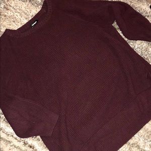 NWOT EXPRESS L XL BOYFRIEND OVERSIZED KNIT SWEATER